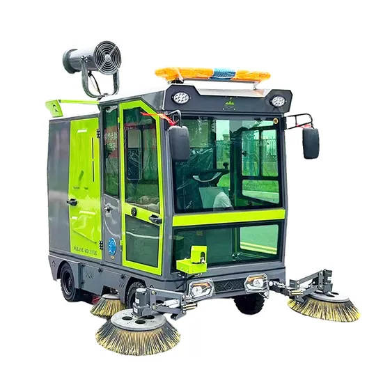 Anti-Dust Electric Ride on Sweeper for Industrial Park and Factory Road Cleaning